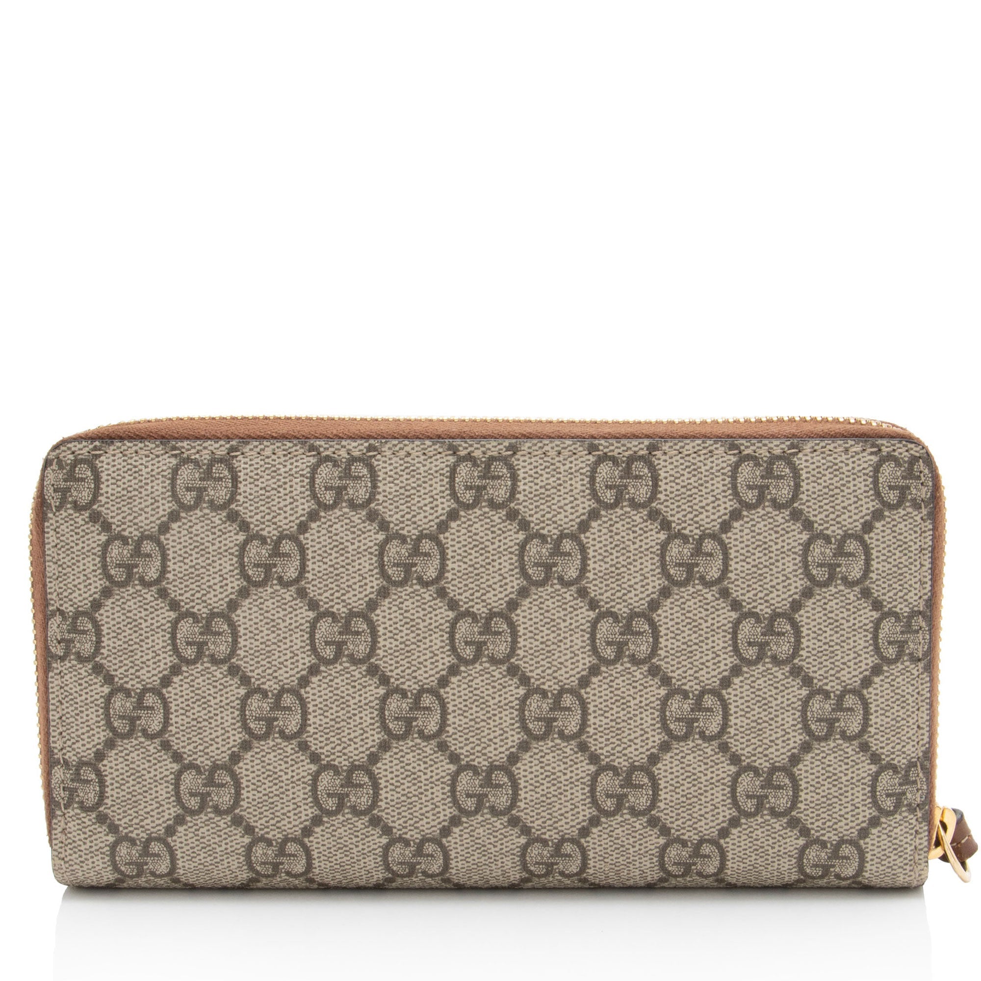 Gucci GG Supreme Zip Around Wallet