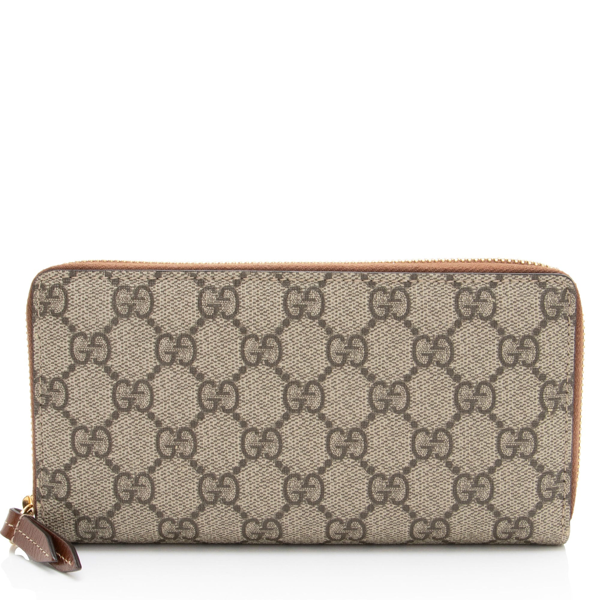 Gucci GG Supreme Zip Around Wallet