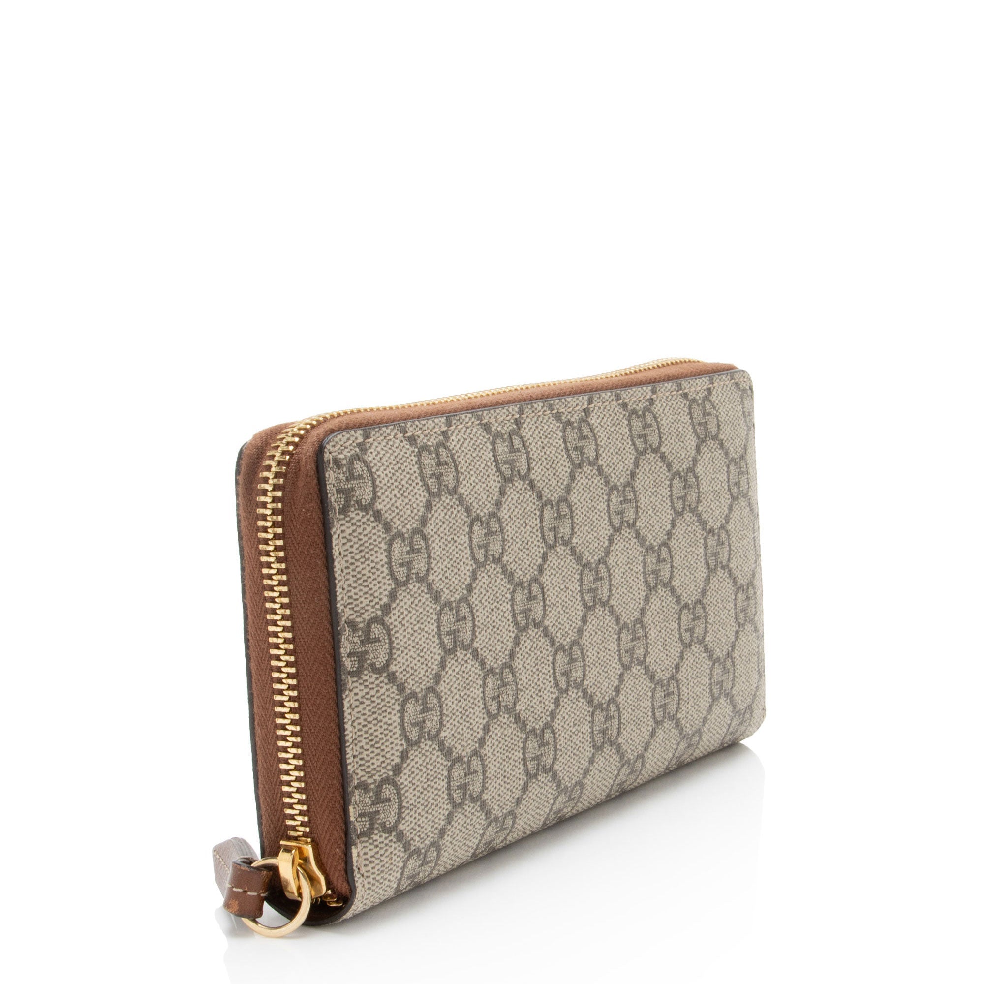 Gucci GG Supreme Zip Around Wallet