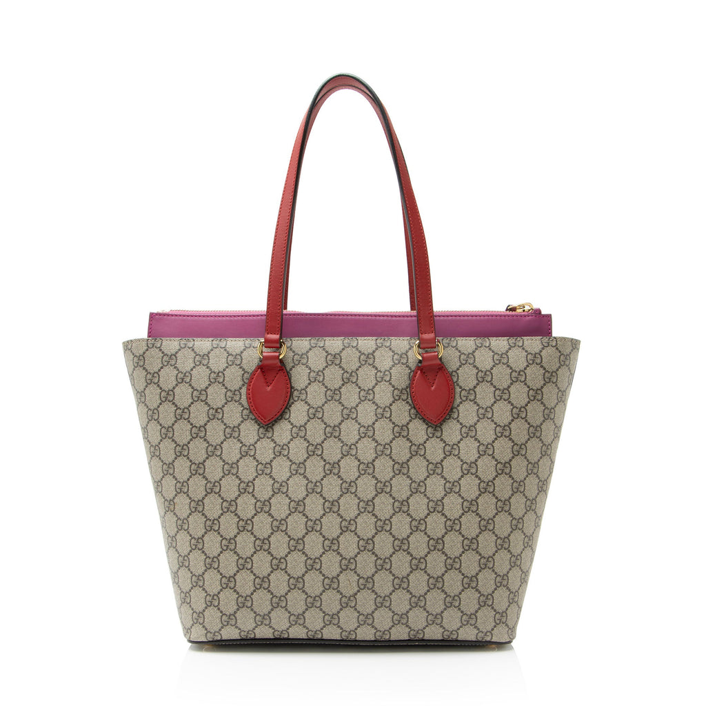 Gucci GG Supreme Zip Tote