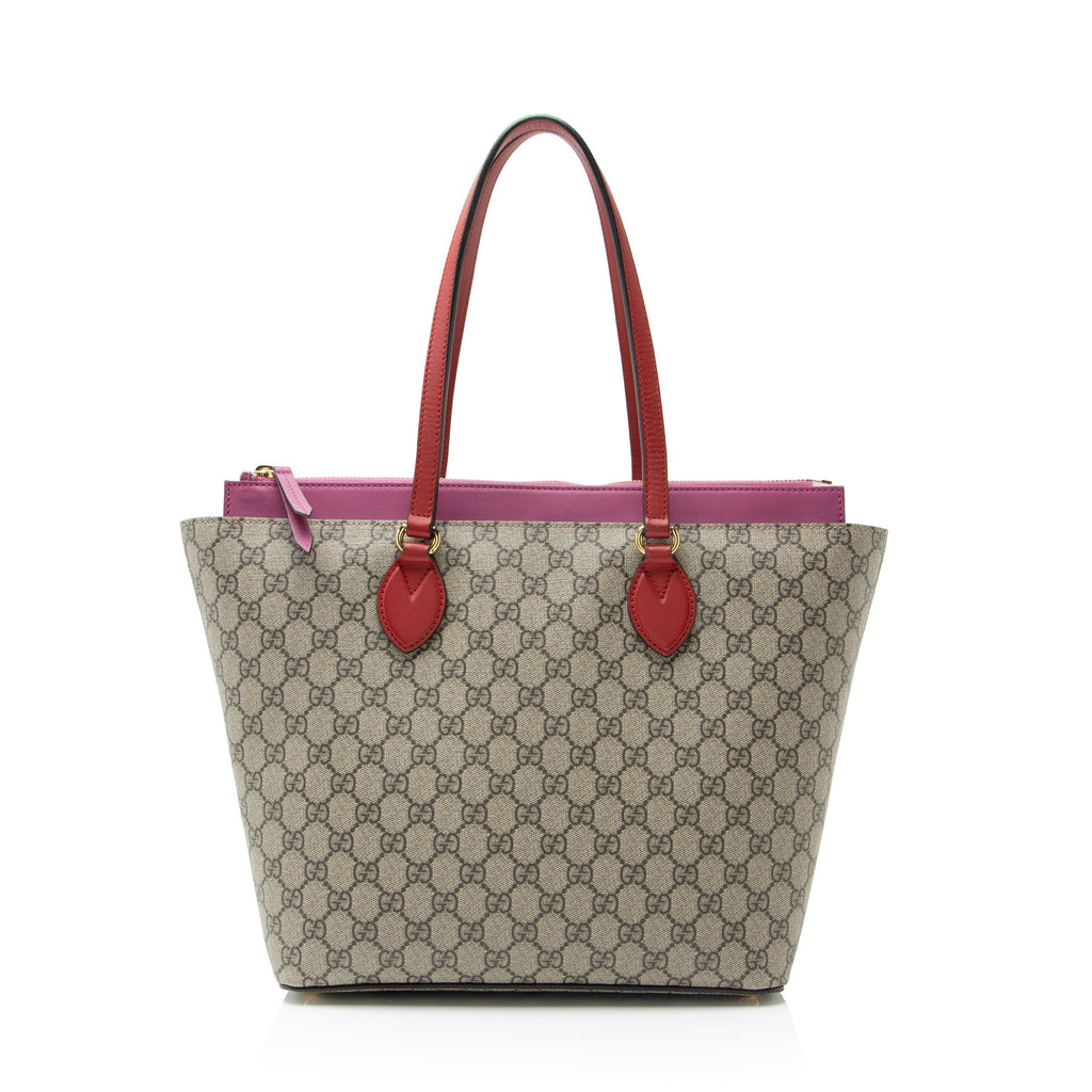 Gucci GG Supreme Zip Tote