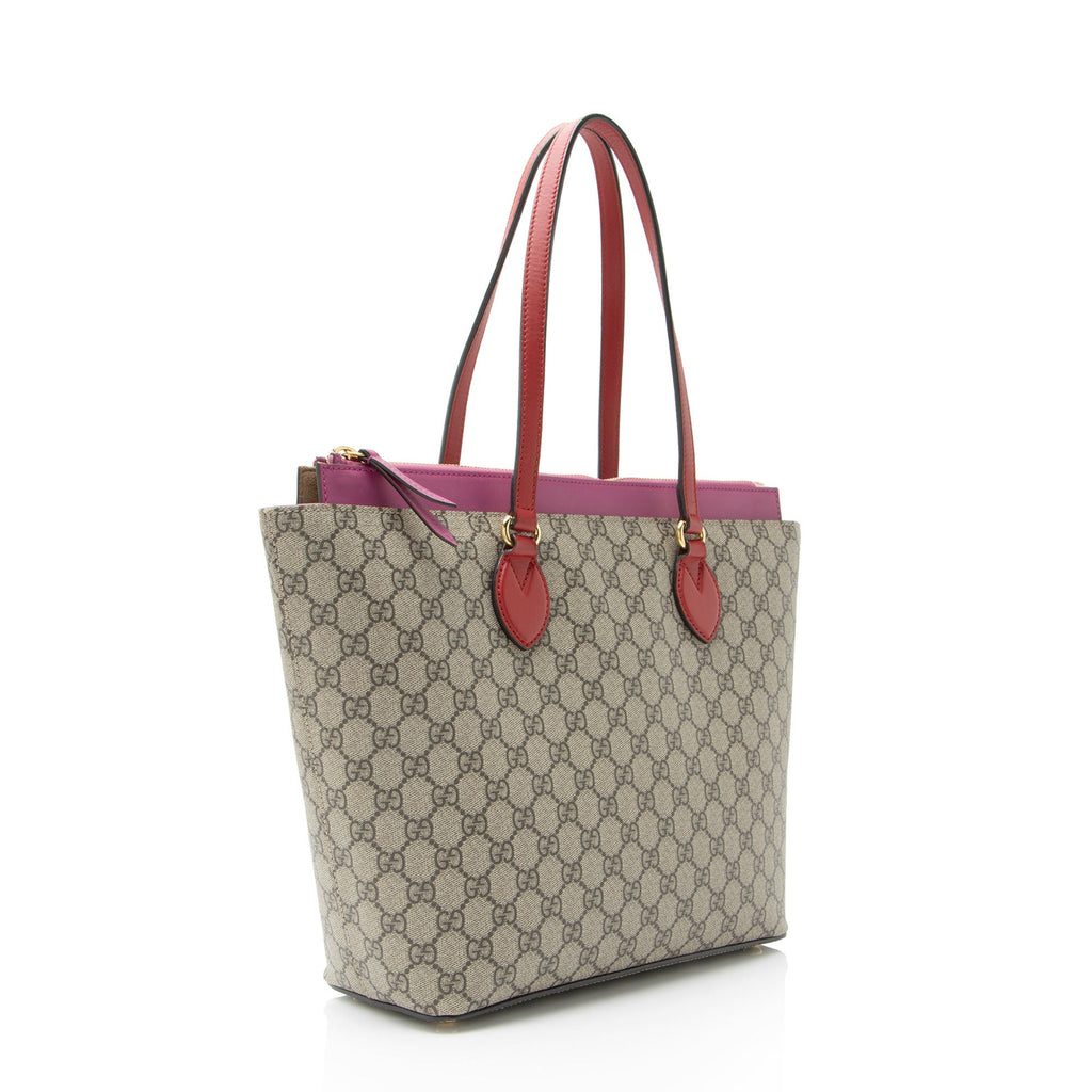 Gucci GG Supreme Zip Tote
