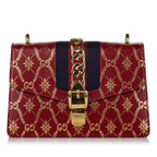 Gucci GG Sylvie Leather Crossbody Bag (SHG-30454)