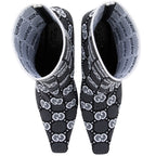 Gucci GG Technical Jersey Knit Ankle Boots - Size 8 / 38 (SHF-f3b3SB)