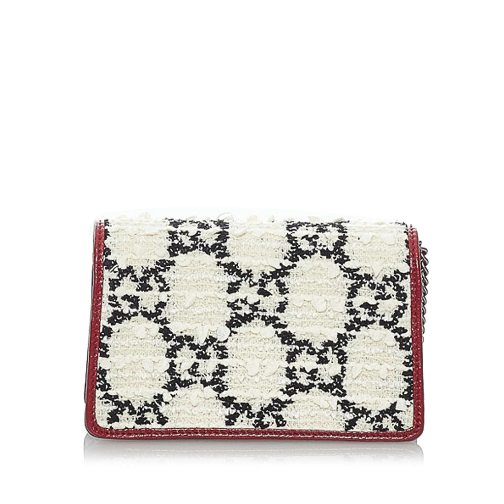 Gucci GG Tweed Dionysus Shoulder Bag (SHG-30010)