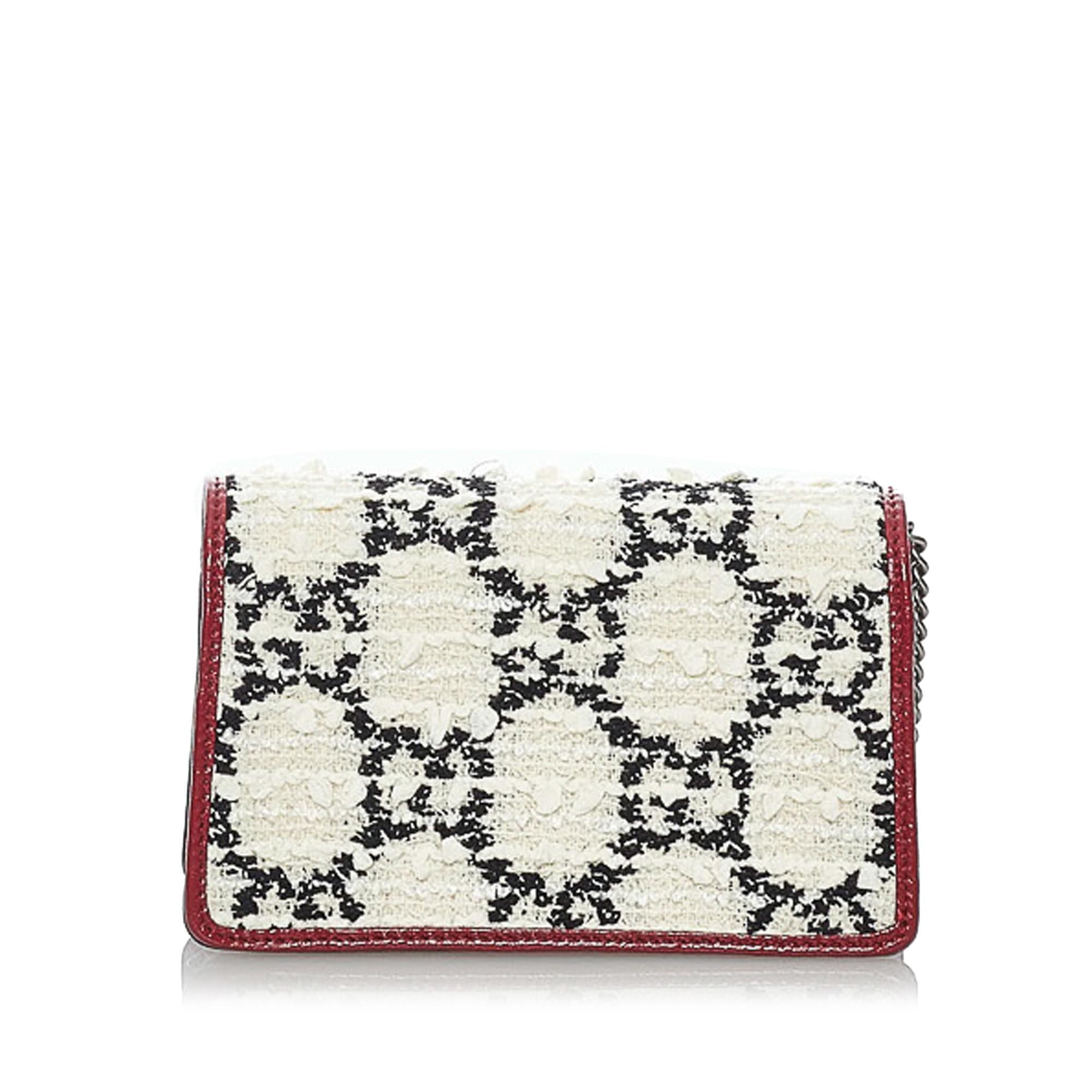 Gucci GG Tweed Dionysus Shoulder Bag (SHG-30010)