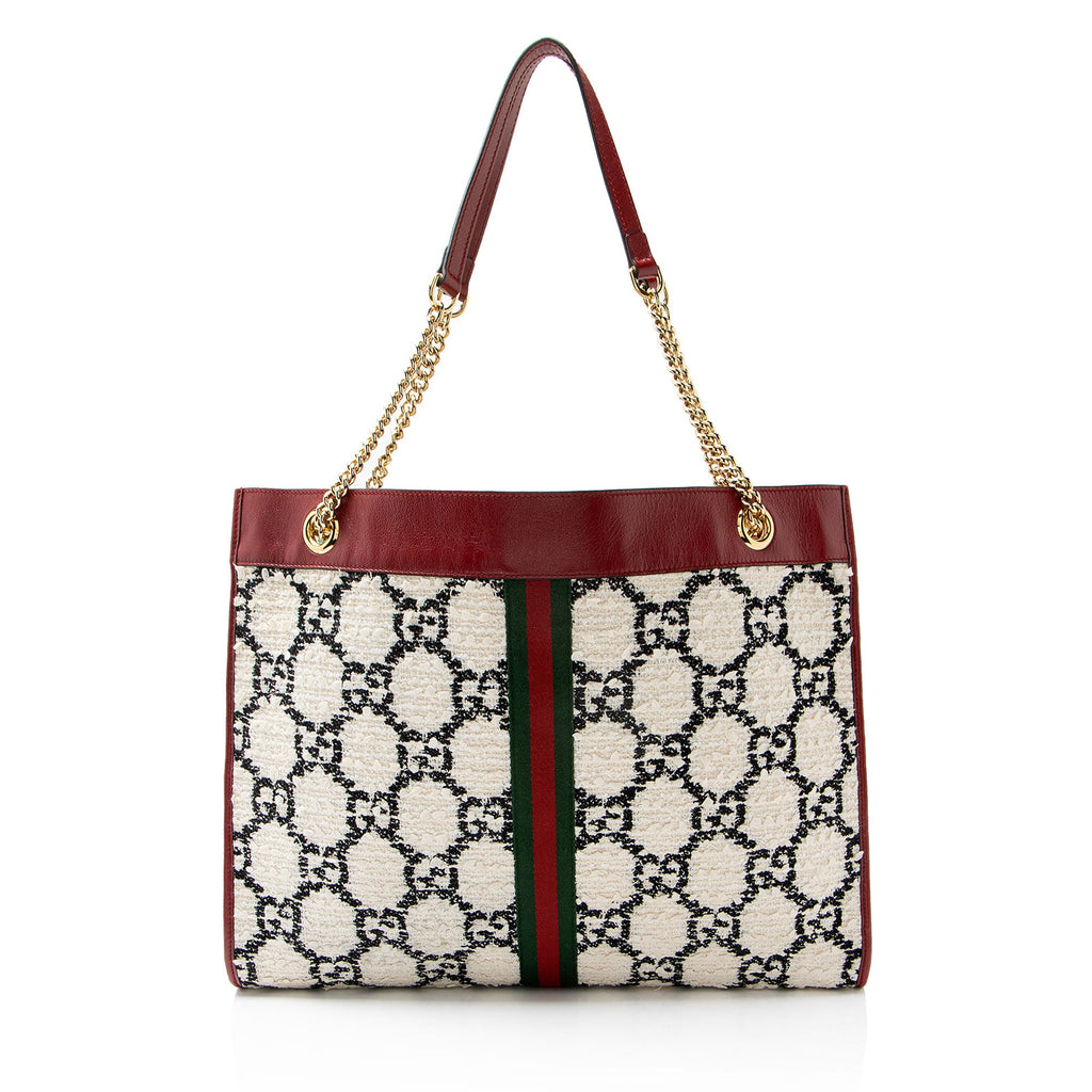 Gucci GG Tweed Rajah Large Tote