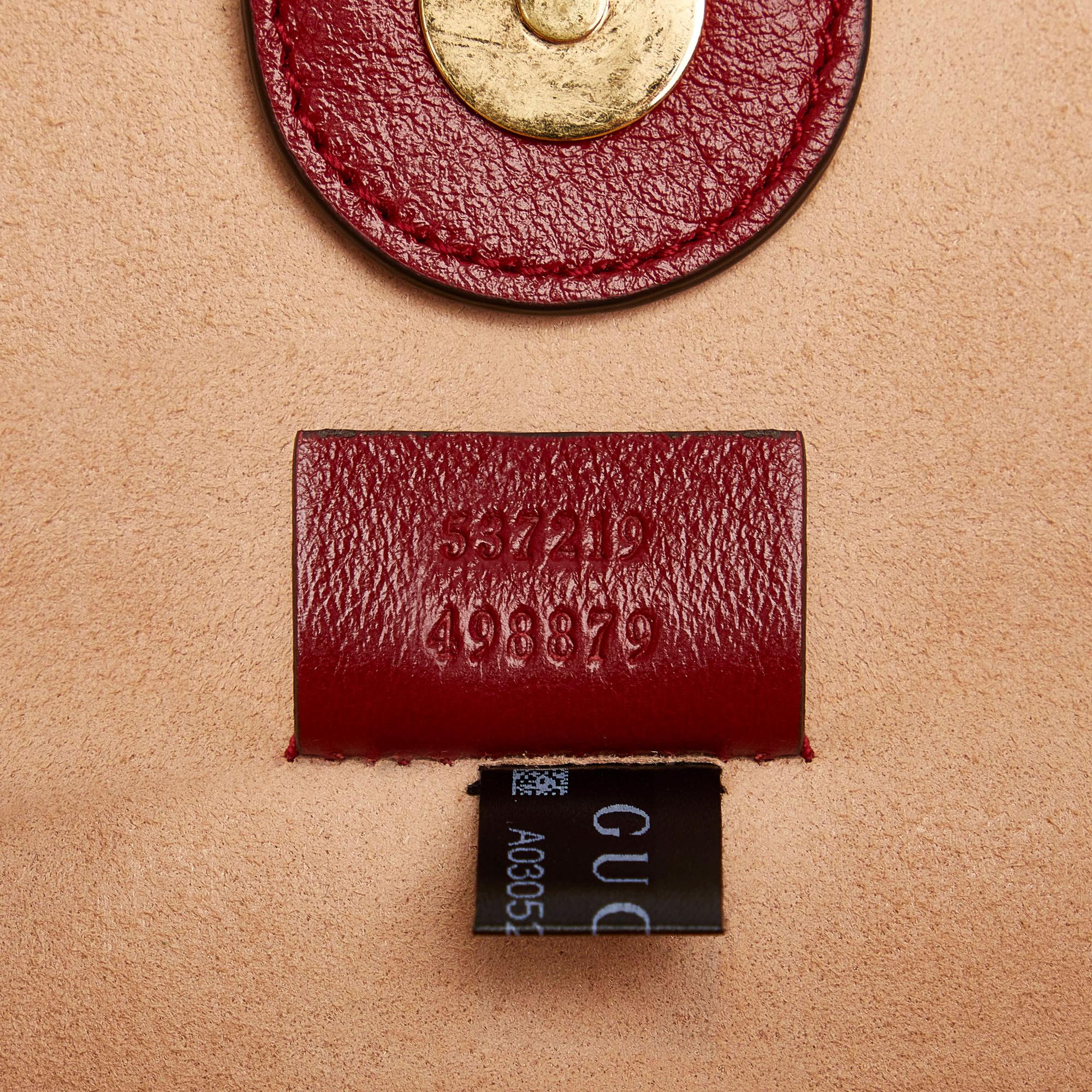 Gucci GG Tweed Rajah Web Tote (SHG-skW4za)