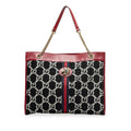 Gucci GG Tweed Rajah Web Tote (SHG-skW4za)