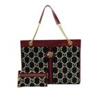 Gucci GG Tweed Rajah Web Tote (SHG-VUGhyI)