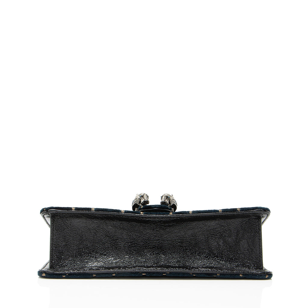 Gucci GG Velvet Crystal Dionysus Medium E/W Shoulder Bag