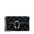 Gucci GG Velvet Crystal Dionysus Medium E/W Shoulder Bag