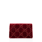 Gucci GG Velvet Crystal Dionysus Mini Shoulder Bag