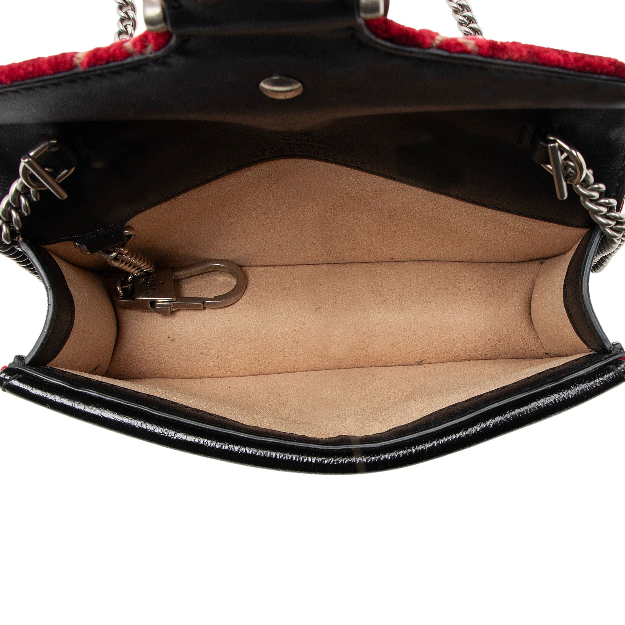 Gucci GG Velvet Crystal Dionysus Mini Shoulder Bag