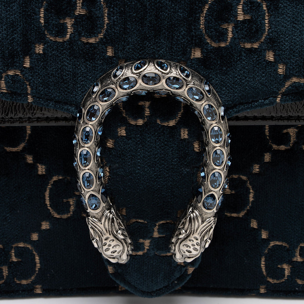 Gucci GG Velvet Dionysus Small Shoulder Bag (SHF-KJgwRg)