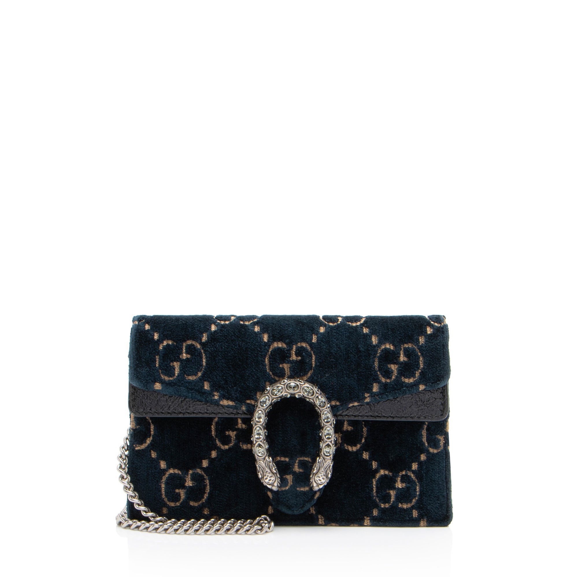 Gucci GG Velvet Dionysus Super Mini Bag (SHF-zrKSbu)