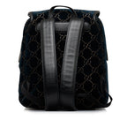 Gucci GG Velvet Double Buckle Backpack (SHG-ew8ThP)