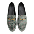 Gucci GG Velvet Horsebit Jordaan Loafers - Size 7.5 / 37.5 (SHF-CwVrAN)