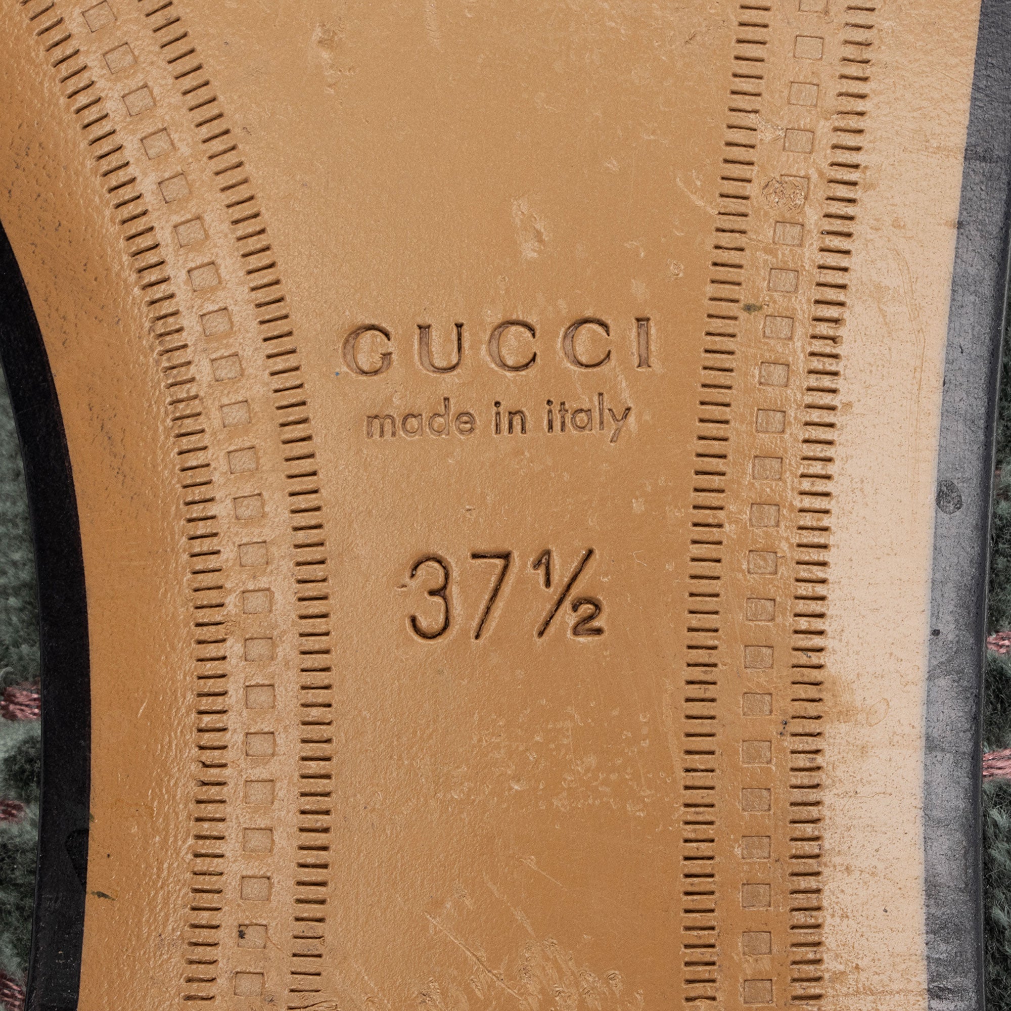 Gucci GG Velvet Horsebit Jordaan Loafers - Size 7.5 / 37.5 (SHF-CwVrAN)
