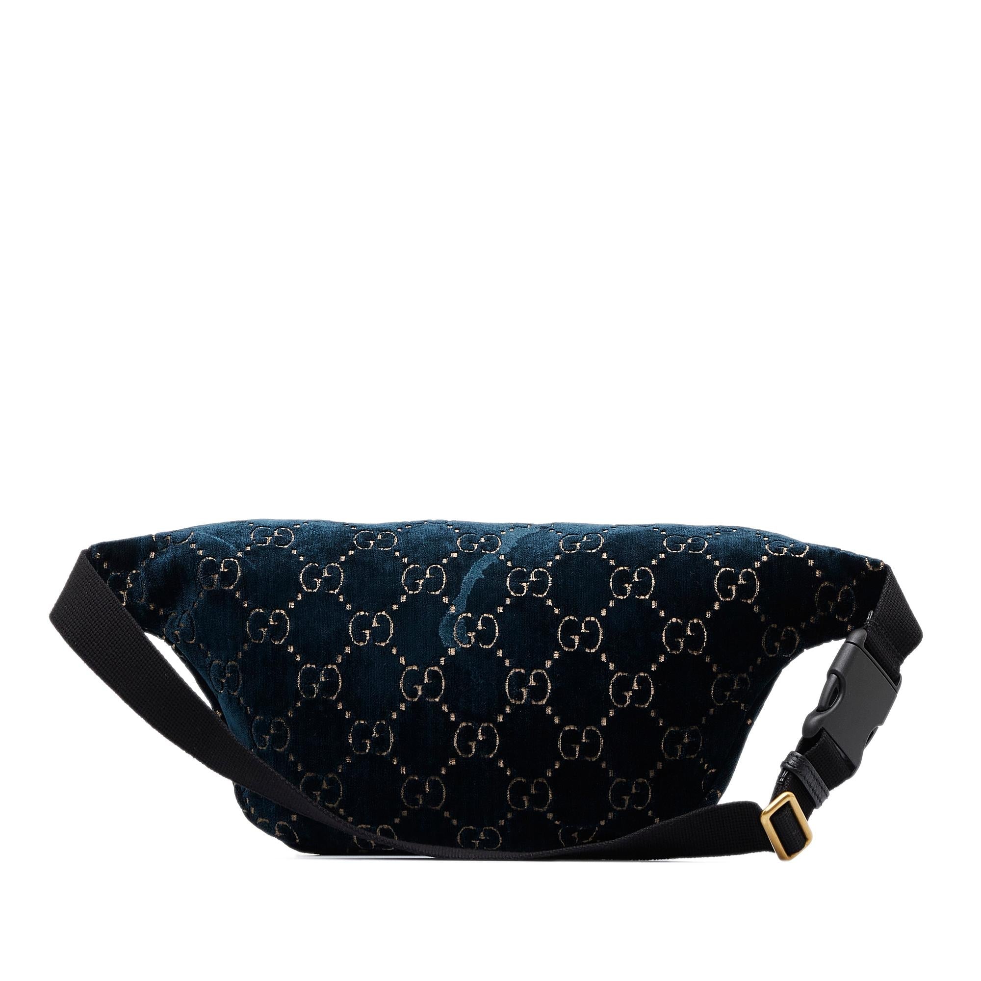 Gucci GG Velvet Ophidia Belt Bag (SHG-SZqQoe)