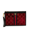 Gucci GG Velvet Ophidia Clutch Bag