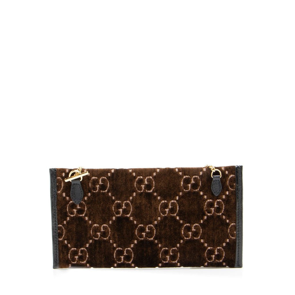 Gucci GG Velvet Pochette (SHF-pdlqxM)