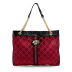 Gucci GG Velvet Rajah Large Tote (SHF-22450)