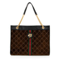Gucci GG Velvet Rajah Large Tote (SHF-n1PHcG)