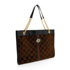 Gucci GG Velvet Rajah Large Tote (SHF-n1PHcG)