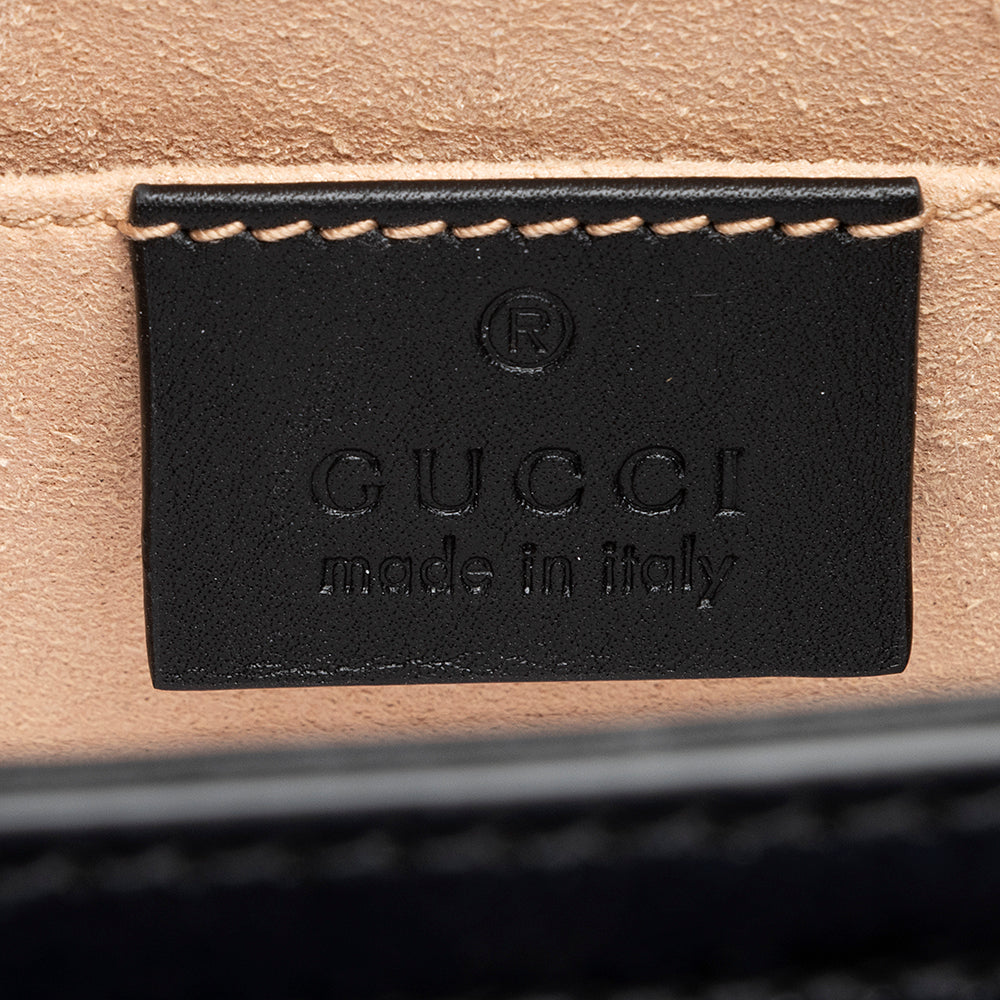 Gucci GG Velvet Sylvie Mini Satchel (SHF-22913)