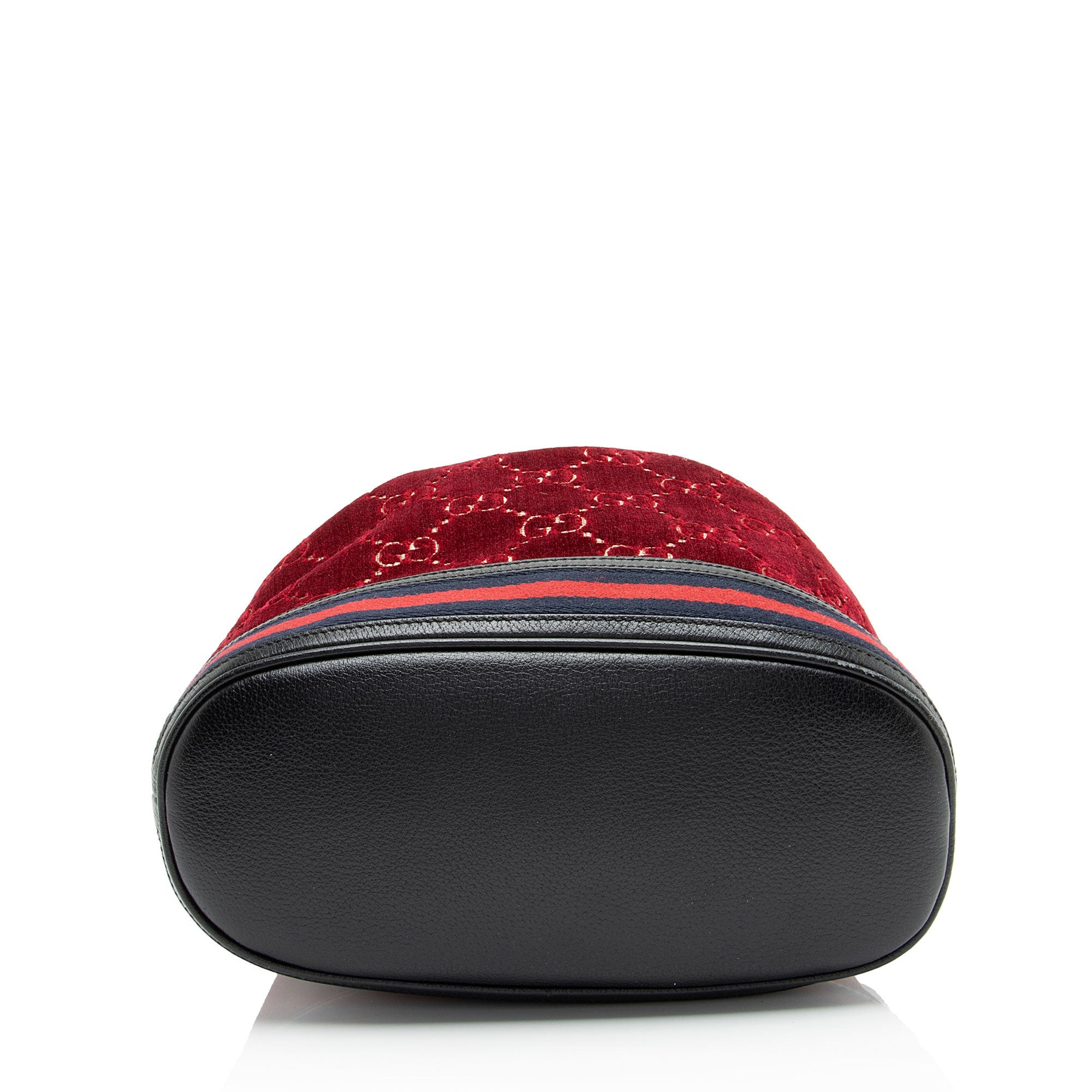 Gucci GG Velvet Web Bucket Bag