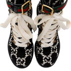 Gucci GG Wool Combat Boots - Size 7 / 37 (SHF-QorvyW)
