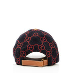 Gucci GG Wool Embroidered Baseball Hat - Size M