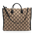 Gucci GG Wool Large Shopping Tote (SHF-SJaOJQ)
