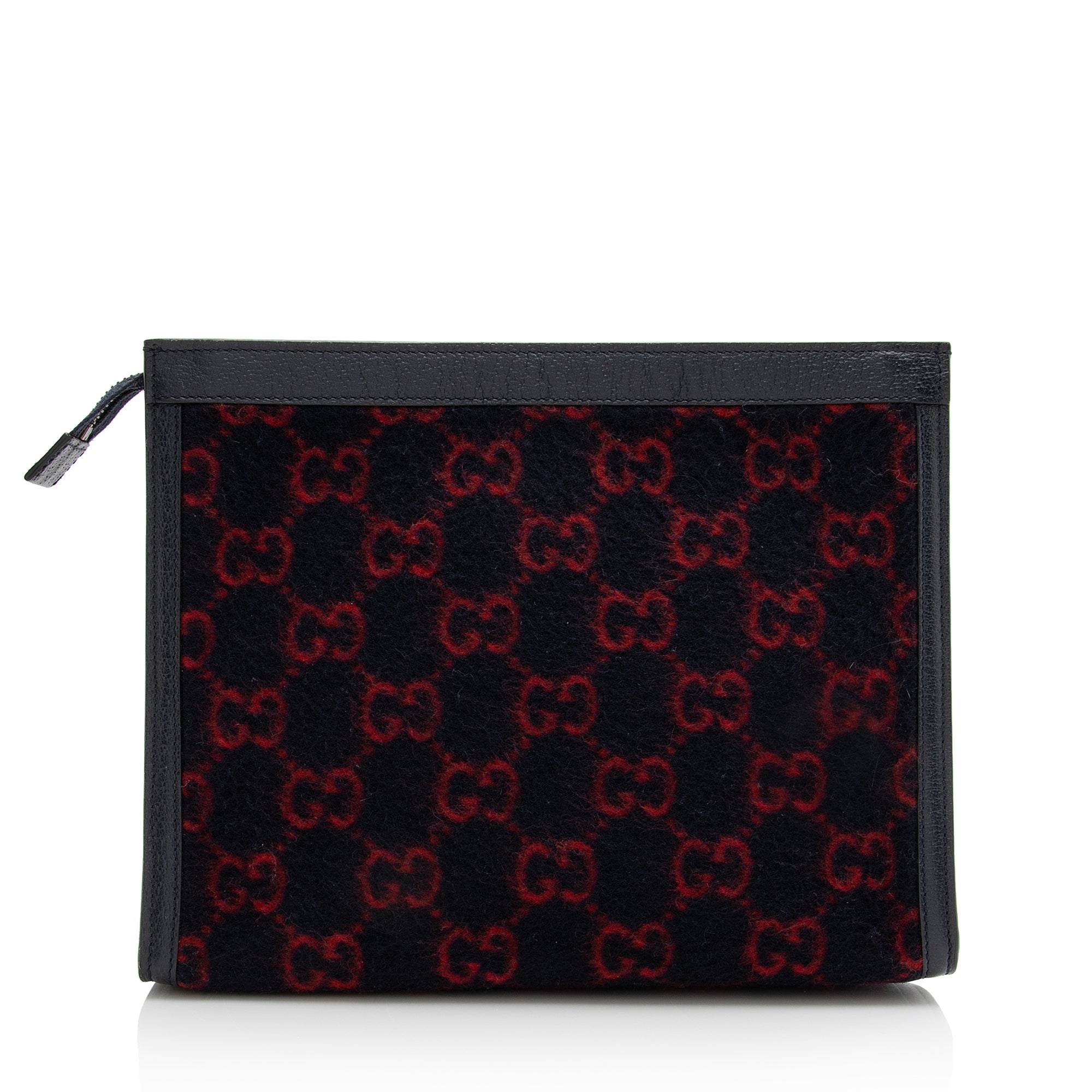 Gucci GG Wool Zip Pouch (SHF-22717)