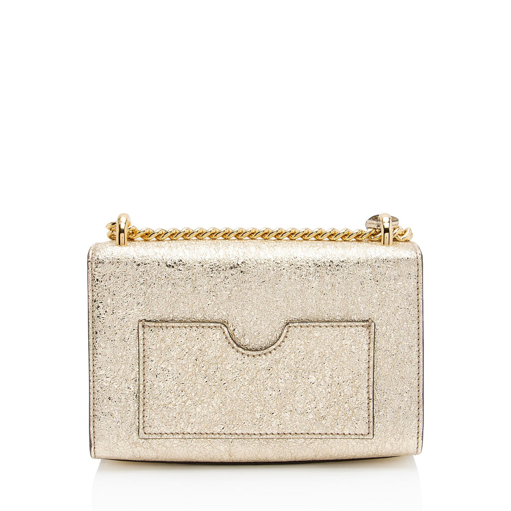 Gucci Galassia Leather Padlock Small Shoulder Bag (SHF-Tu7mRP)