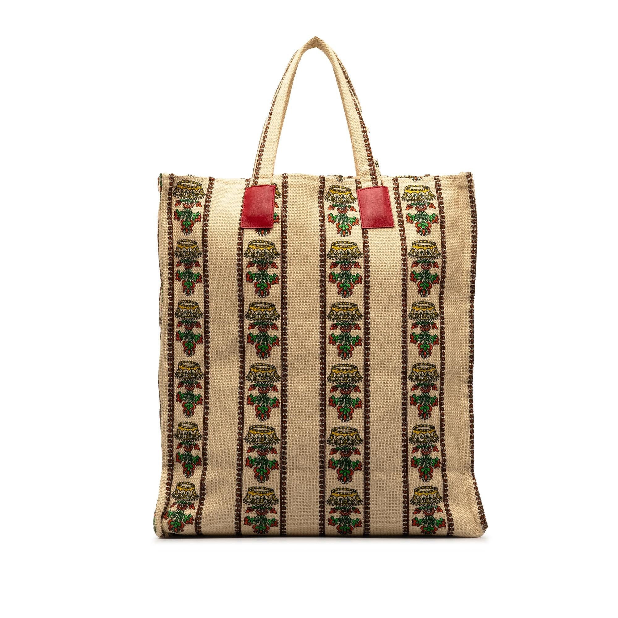 Gucci Garden Store Floral Vertical Tote (SHG-CCQyLP)