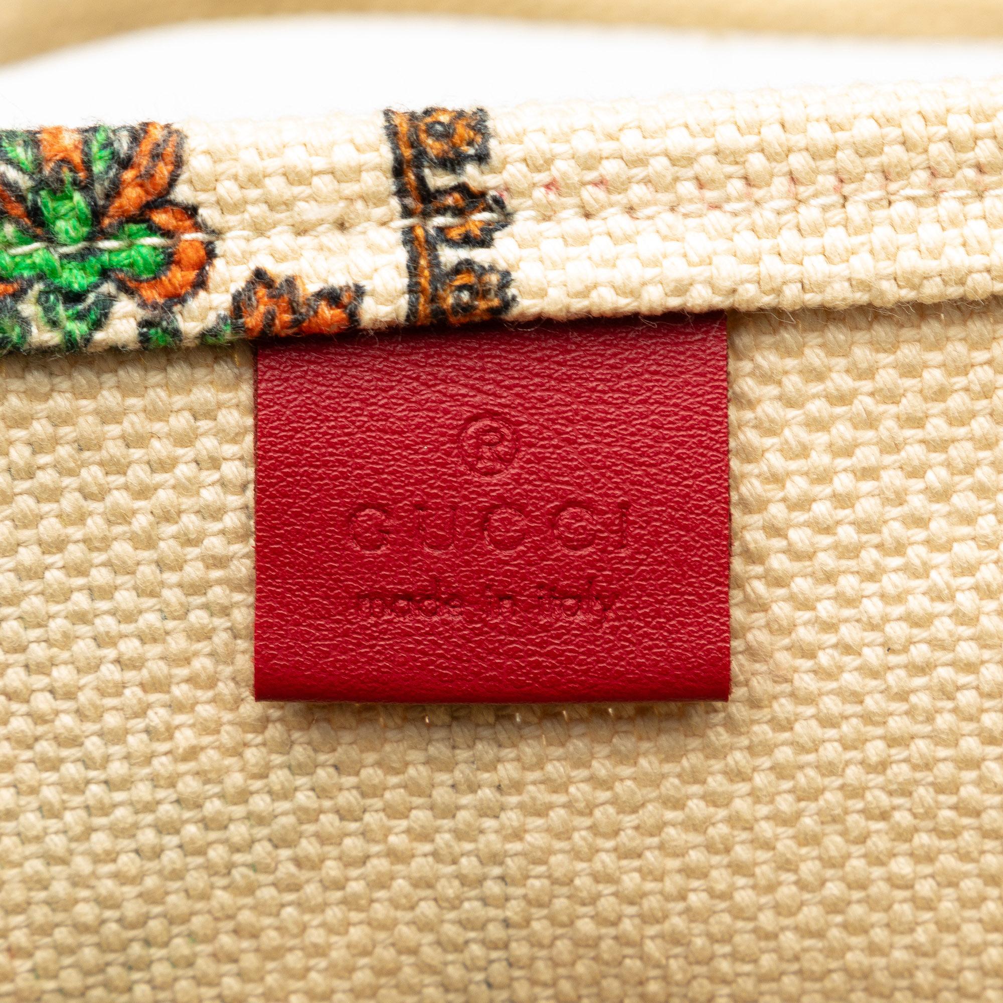 Gucci Garden Store Floral Vertical Tote (SHG-CCQyLP)