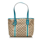 Gucci Gg Canvas Jolicoeur Tote Bag (SHG-gvdVP0)