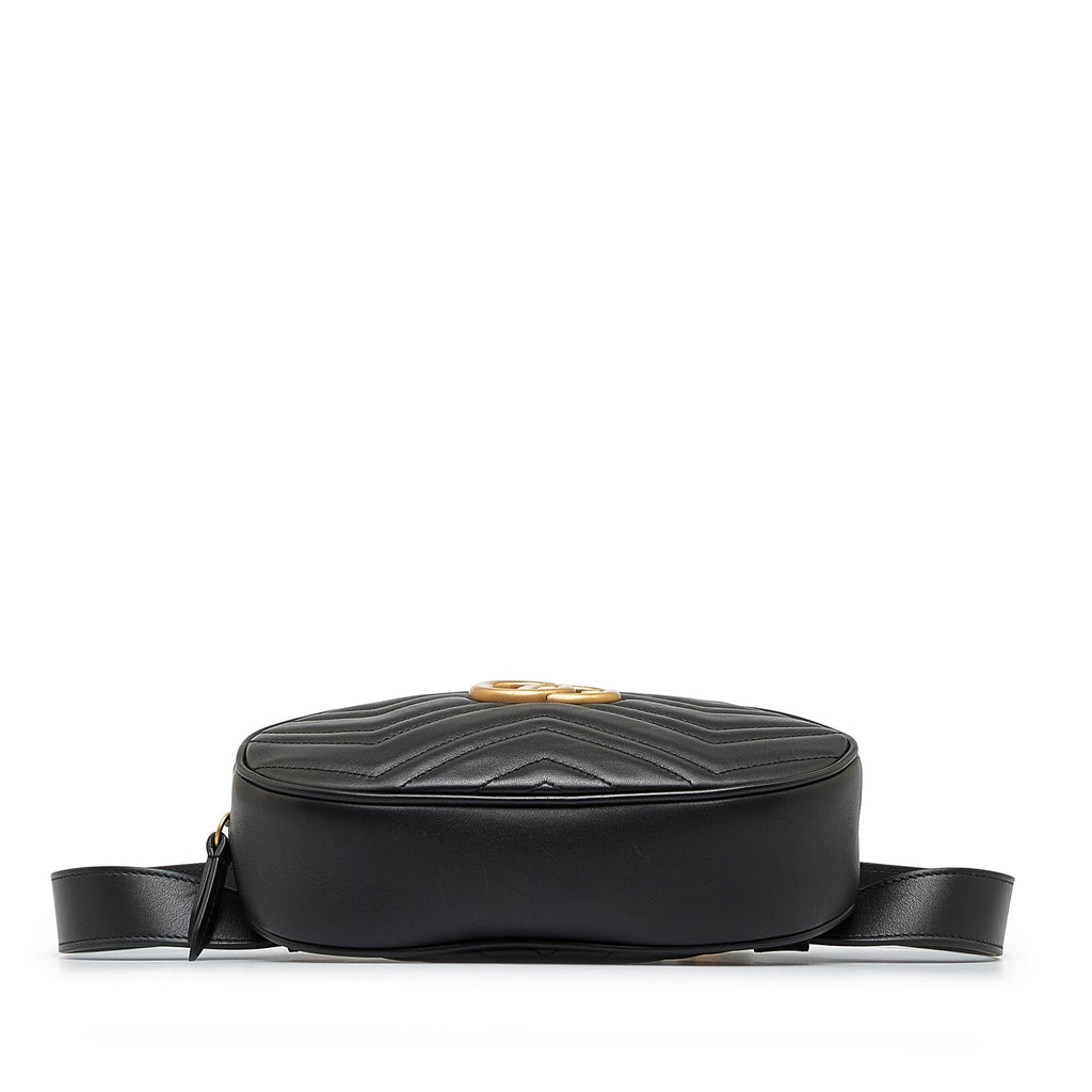 Gucci Gg Marmont Matelasse Belt Bag (SHG-FpHiDN)