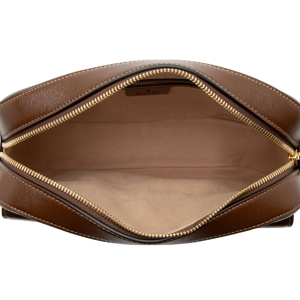 Gucci Glazed Calfskin Horsebit 1955 Small Shoulder Bag (SHF-TAIGrQ)