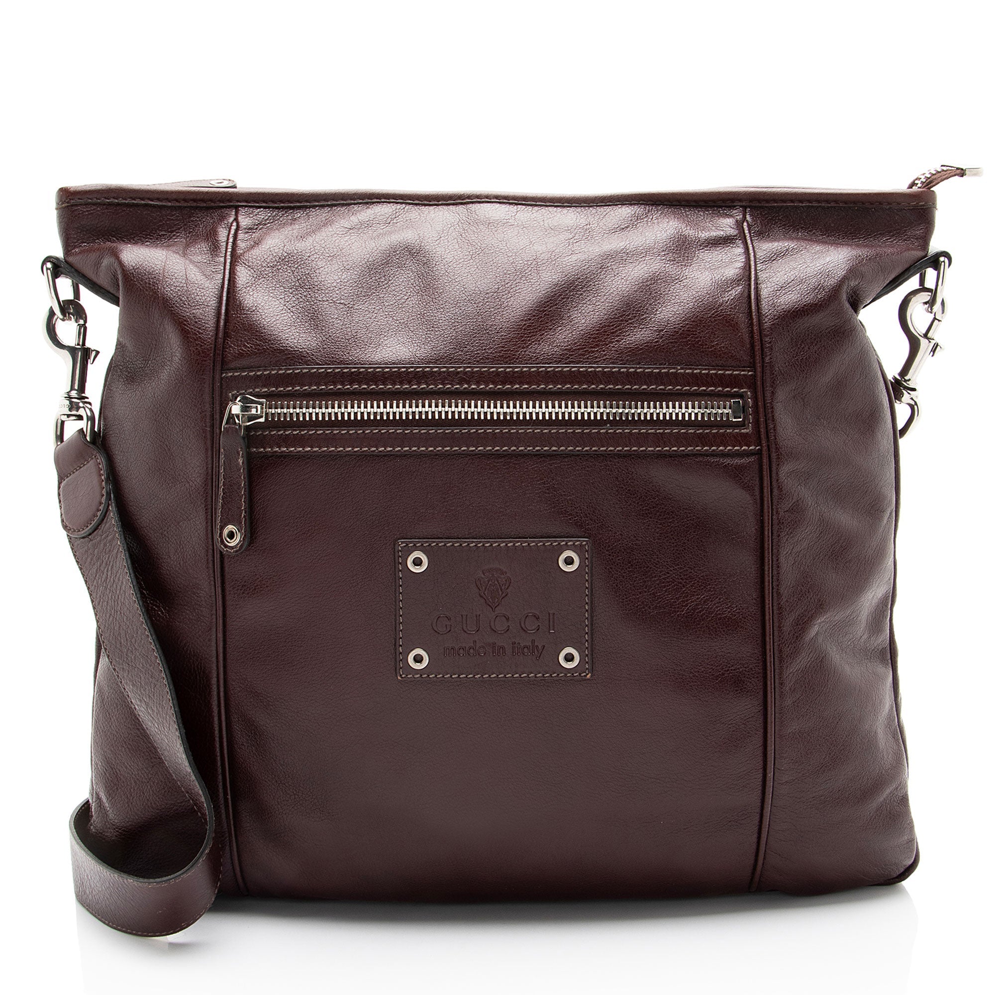 Gucci Glazed Leather Beacon Messenger