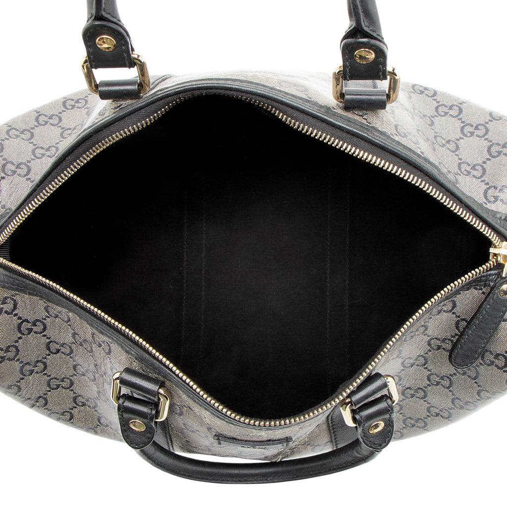 Gucci Glitter GG Supreme Joy Boston Bag