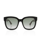Gucci Glitter Web Interlocking G Round Sunglasses
