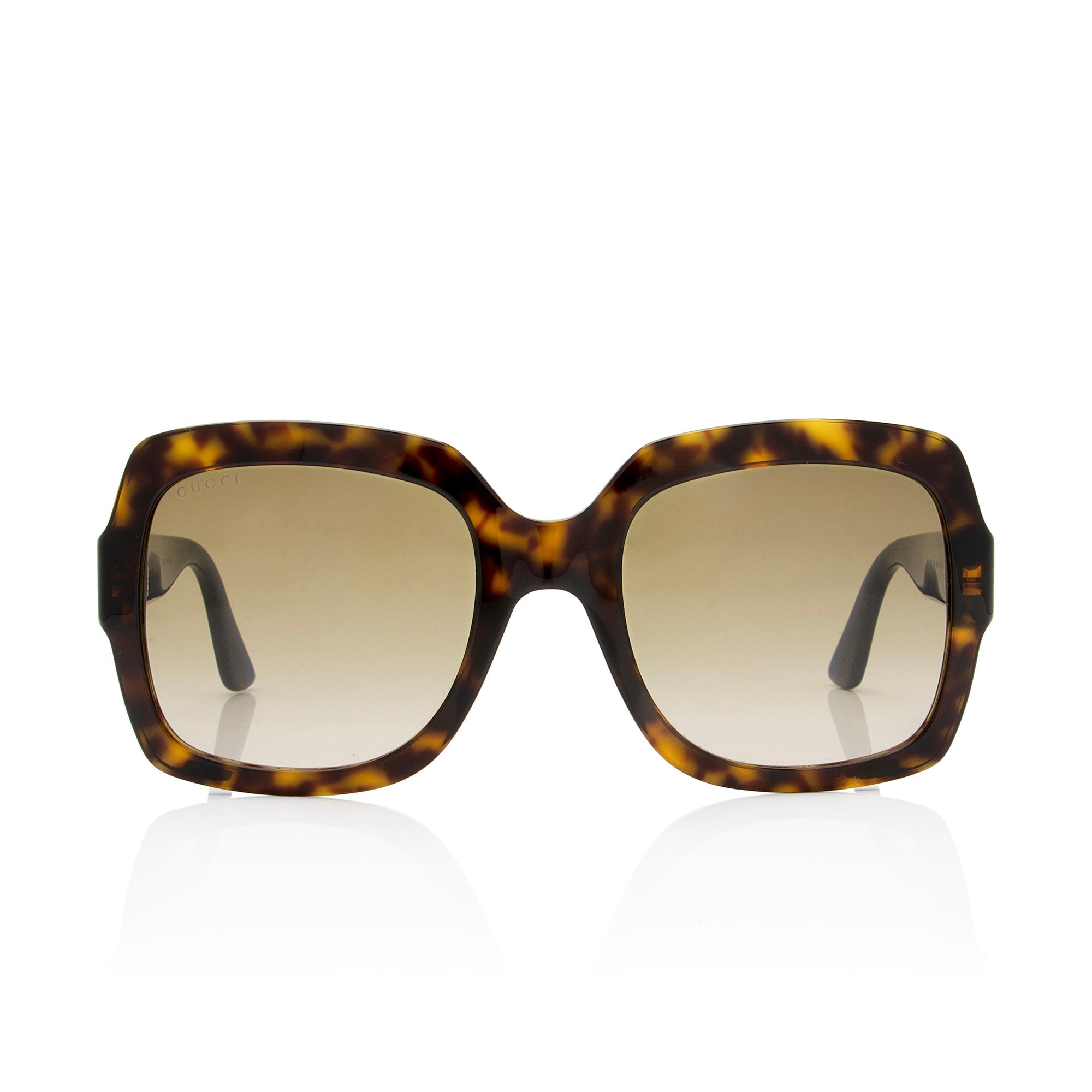 Gucci Glitter Web Interlocking G Square Sunglasses (SHF-95t54a)