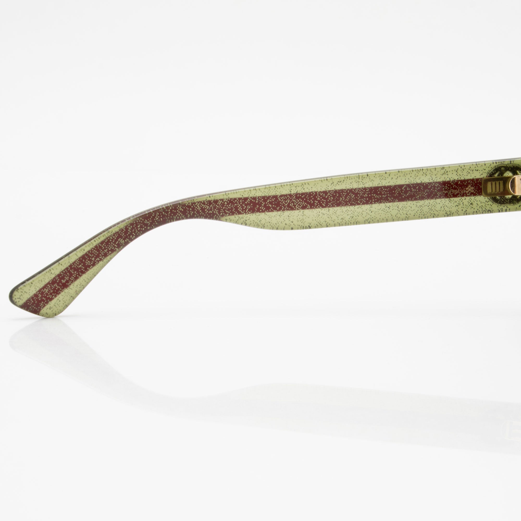 Gucci Glitter Web Interlocking G Square Sunglasses