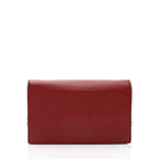 Gucci Grained Calfskin Interlocking G Chain Wallet (SHF-a75ZPj)