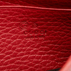 Gucci Grained Calfskin Interlocking G Chain Wallet (SHF-a75ZPj)