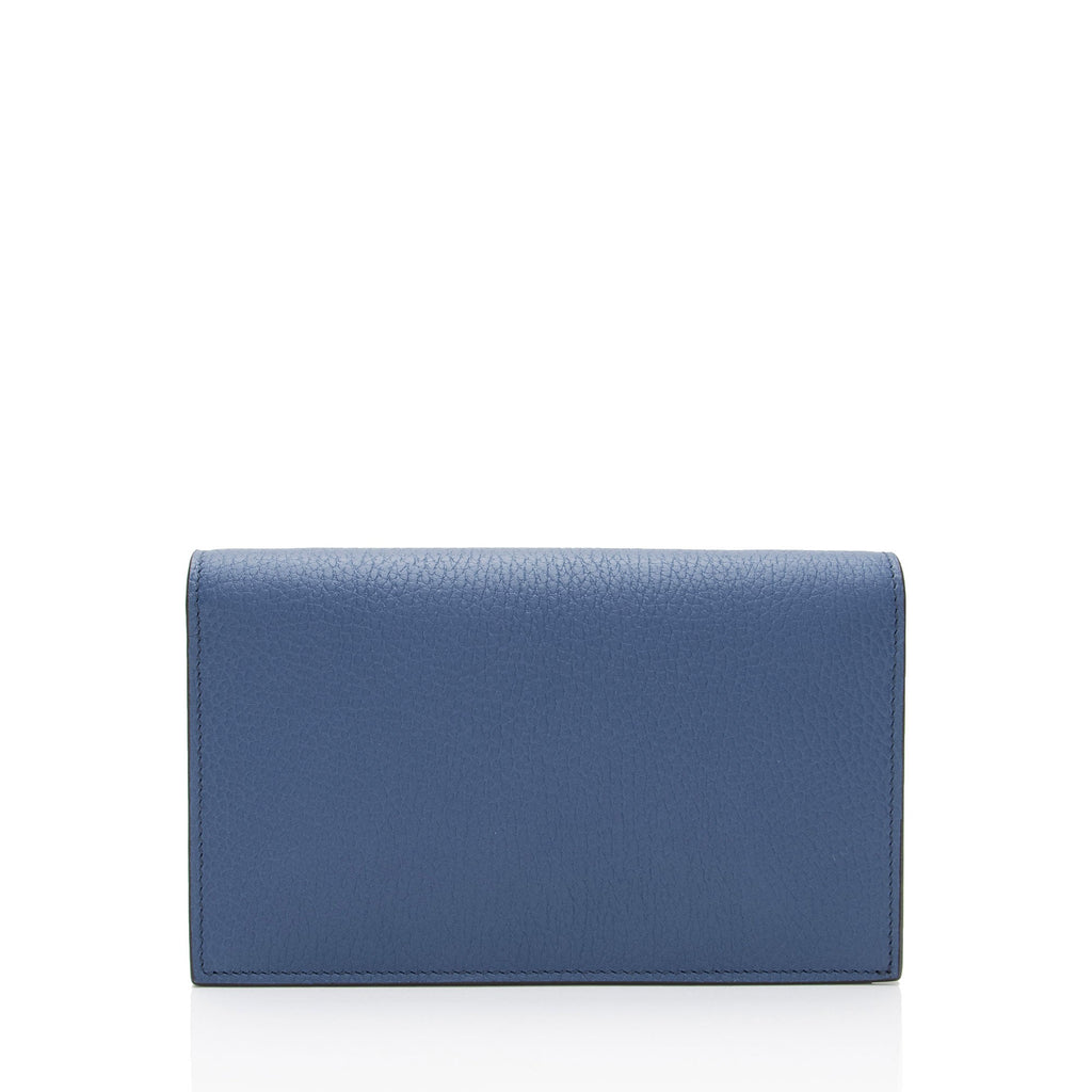 Gucci Grained Calfskin Interlocking G Chain Wallet (SHF-kaCeFG)