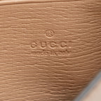 Gucci Grained Calfskin Interlocking G Chain Wallet